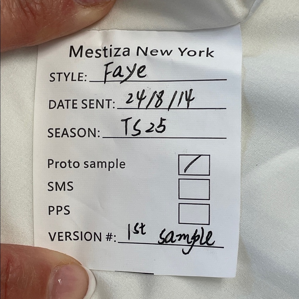 Mestiza New York Faye Sample Dress Ivory White Sample Bohemian Sz 6 - Picture 12 of 13